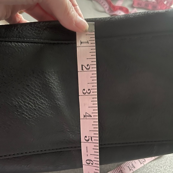 Kathy Ireland Black & Brown Faux Leather Handbag - Picture 16 of 16